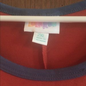 Orange/Blue LulaRoe Carly